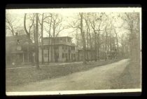 Slide #407  S side of Park Pl looking SW c. 1920